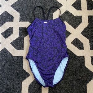 Purple Nike One Piece Swimsuit
